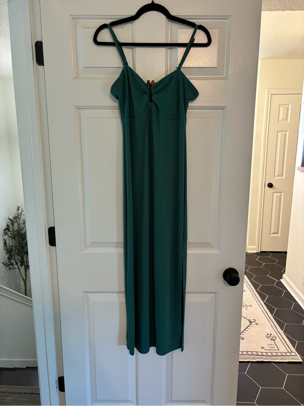 a new day Teal Green Spaghetti Strap Maxi Dress